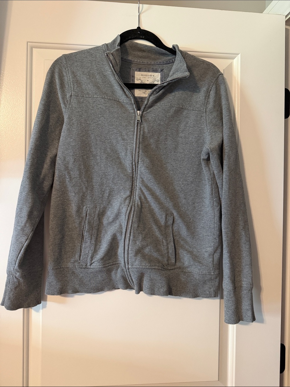 Gray Zip-Up Jacket